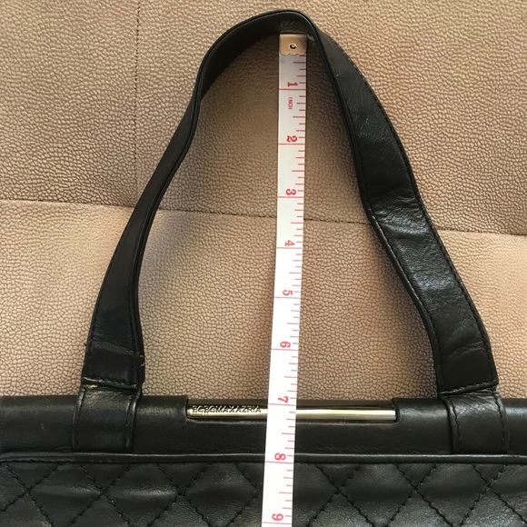 💎SALE🔥BCBGMAXAZRIA black leather bag - Picture 7 of 16